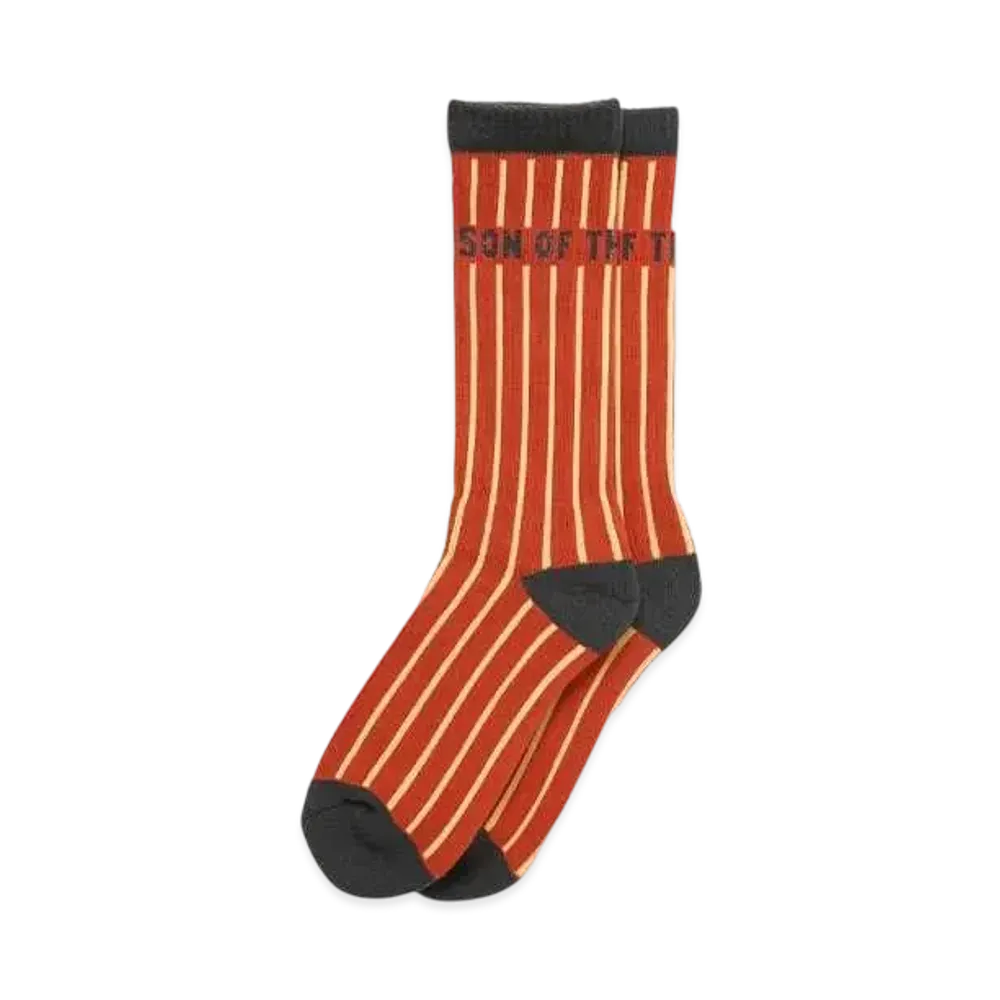 SON OF THE CHEESE STRIPE SOX "MUSTARED"