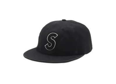 Supreme Felt S Logo 6-Panel (18SS) "Black"