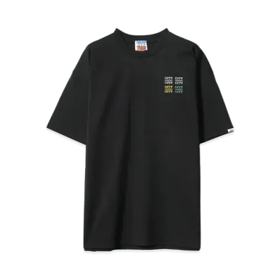 CITY COUNTRY CITY EMBROIDERED LOGO COTTON S/S T-SHIRT CCCC "BLACK"