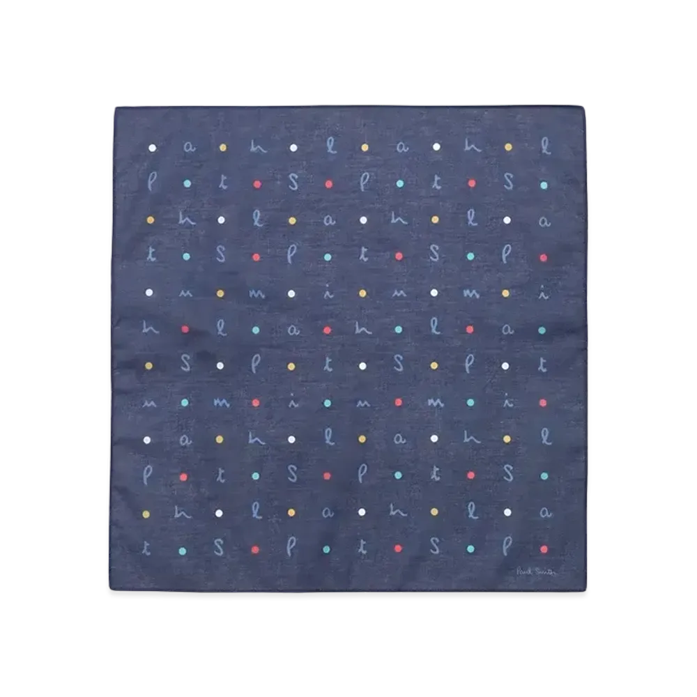 Paul Smith Filippo Dot Handkerchief "Navy"