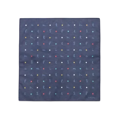 Paul Smith Filippo Dot Handkerchief "Navy"