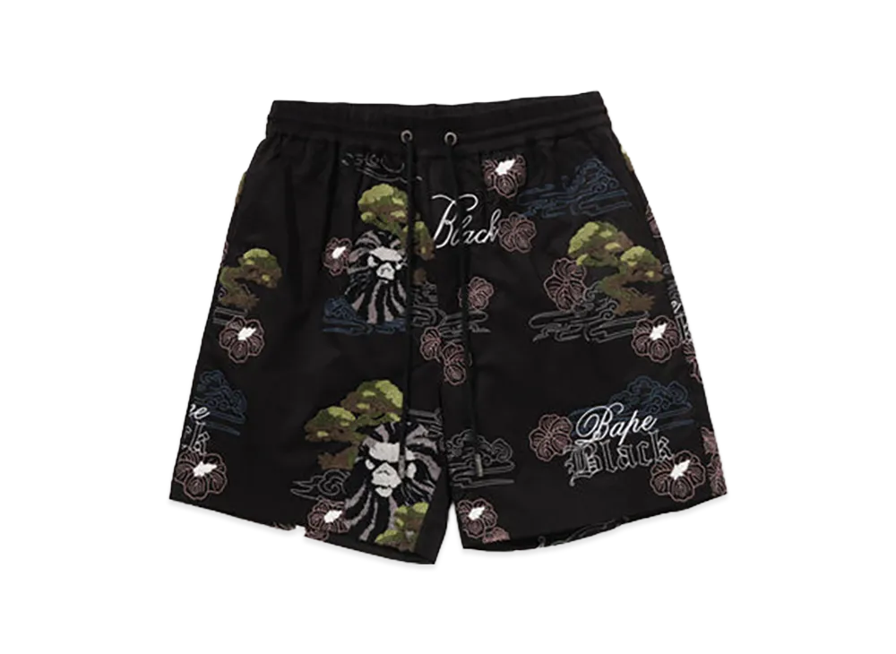 A BATHING APE Bape Black Full Emb Bonsai Set #3 "Black"