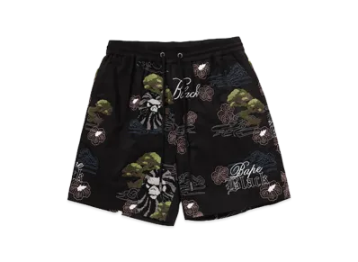 A BATHING APE Bape Black Full Emb Bonsai Set #3 "Black"