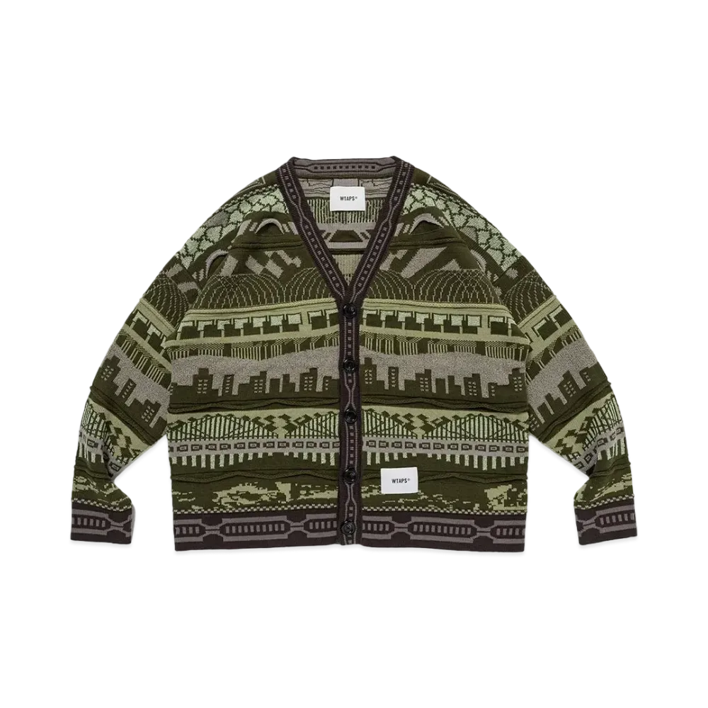 WTAPS Palmer 813 / Sweater / Acrylic "Olive Drab"