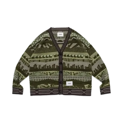 WTAPS Palmer 813 / Sweater / Acrylic "Olive Drab"