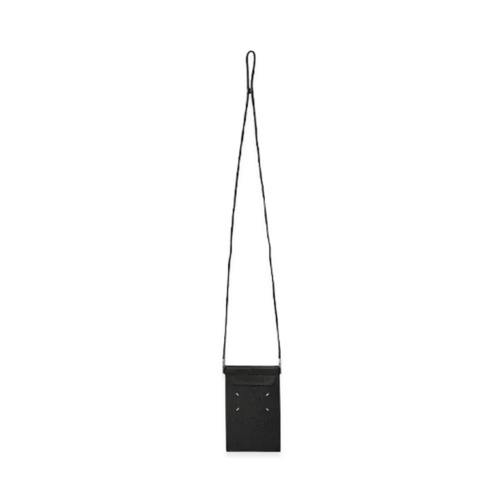 Maison Margiela leather smartphone pouch "BLACK"