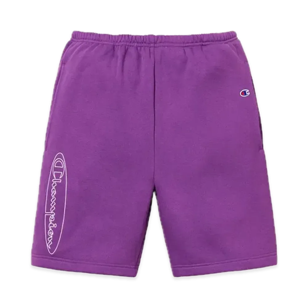Supreme x Champion Outline Sweatshort "Purple"