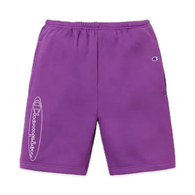 Supreme x Champion Outline Sweatshort "Purple"