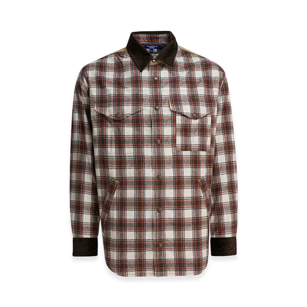 JUNYA WATANABE Check Overshirt Jacket "Black"