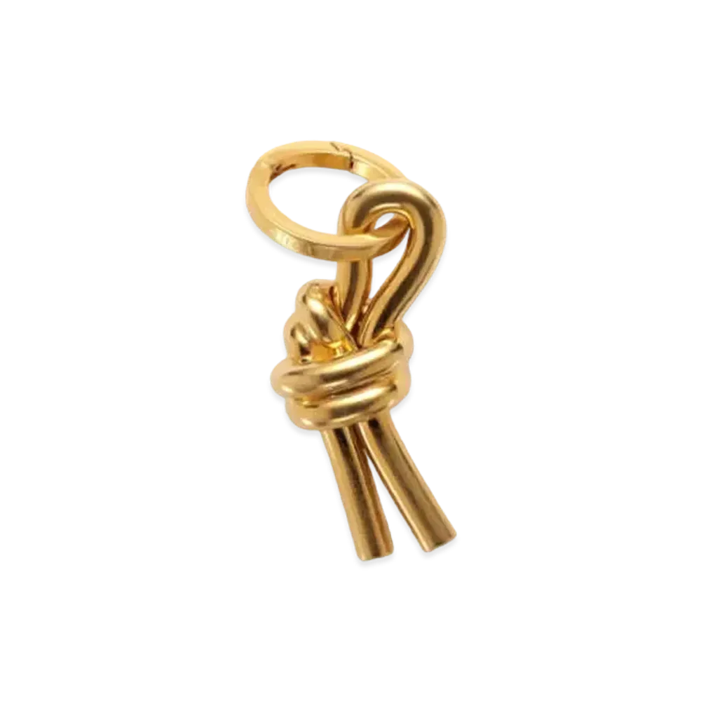 Bottega Veneta Key Ring "Oro Vibrato"