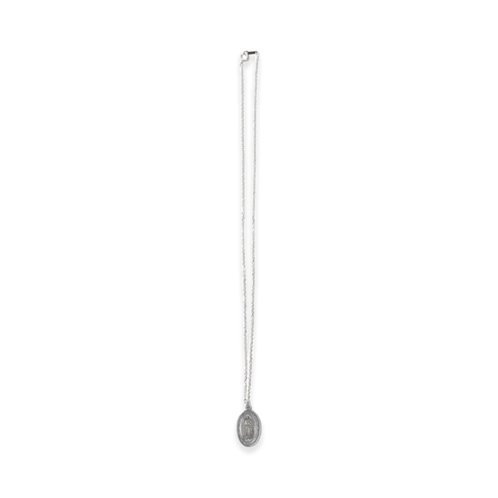 WACKO MARIA MARIA MEDAL NECKLACE "Silver"