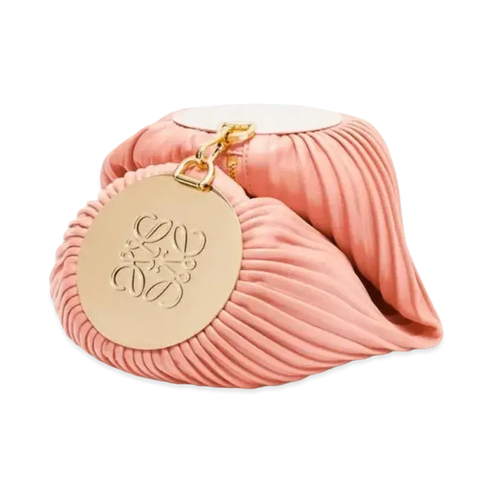 LOEWE Bracelet Pouch In Pleated Nappa "Blossom"