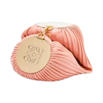 LOEWE Bracelet Pouch In Pleated Nappa "Blossom"