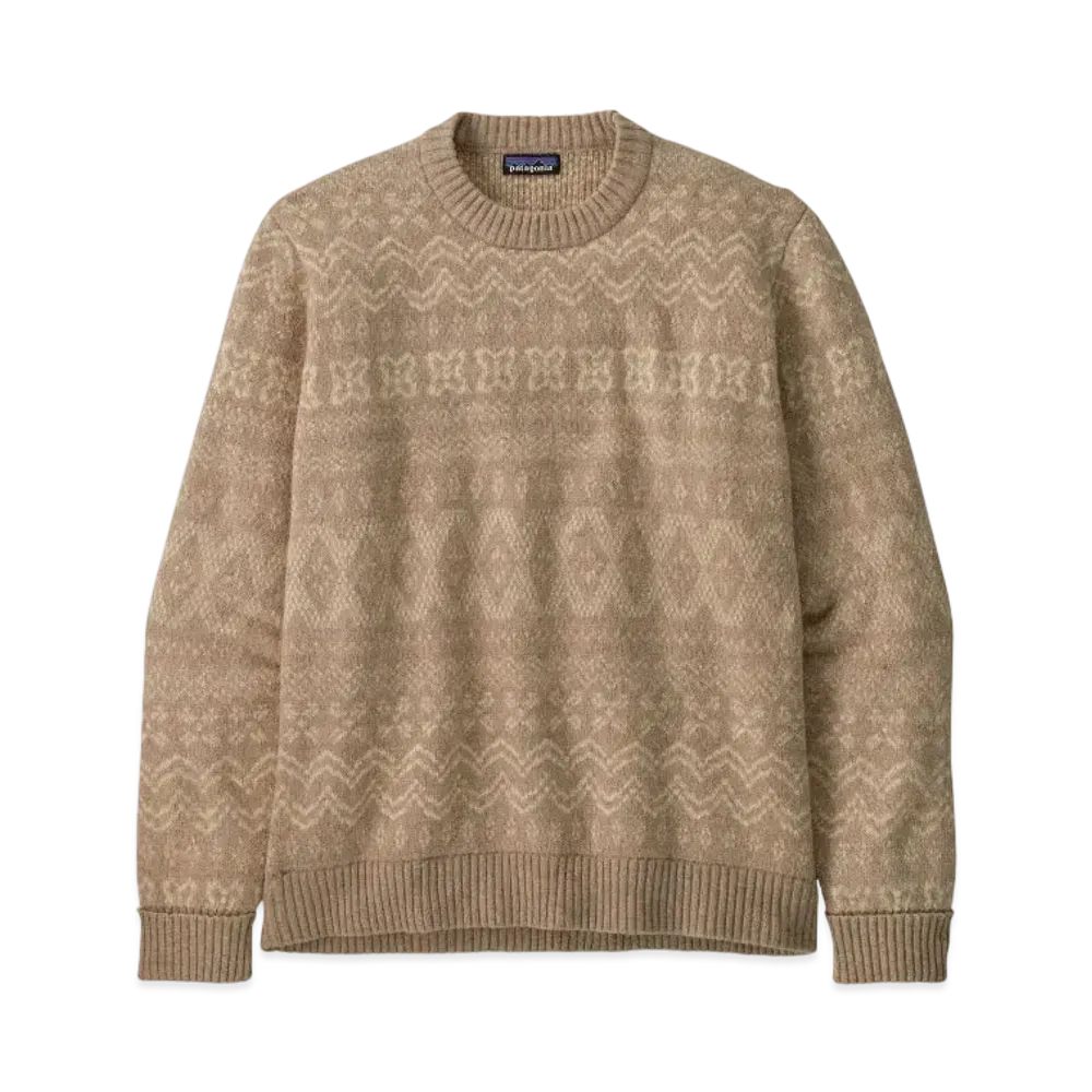 Patagonia Men's Recycled Wool Blend Sweater "Grey"