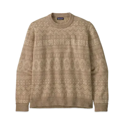Patagonia Men's Recycled Wool Blend Sweater "Grey"