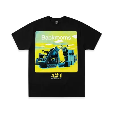 Geeks Rule x Backrooms Silkscreen Printing T Shirt Vol.01 "Black"