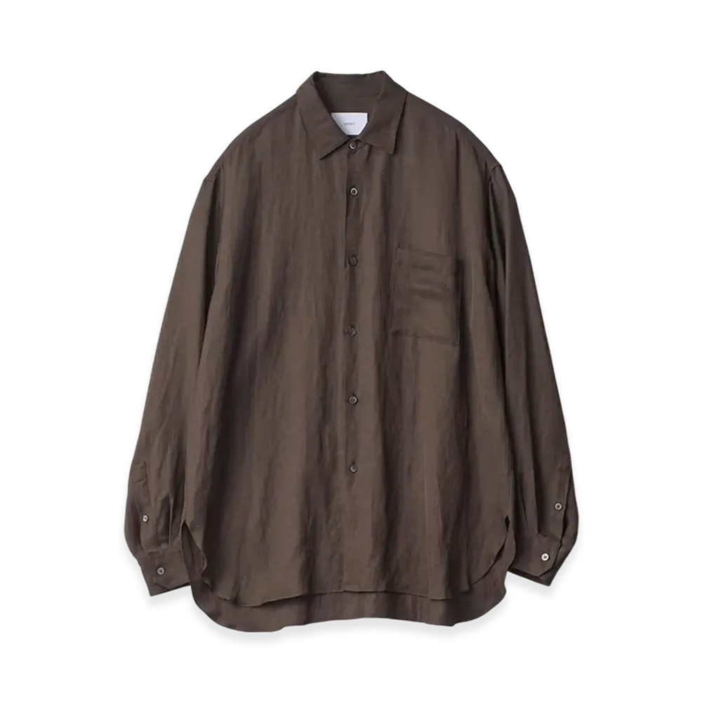 ssstein Vis/Li Twill Oversized LS Shirt "Khaki"