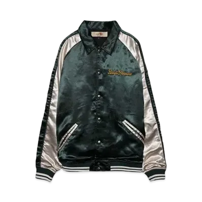 Flowers of Life F.O.L rayon Jacket "Green"