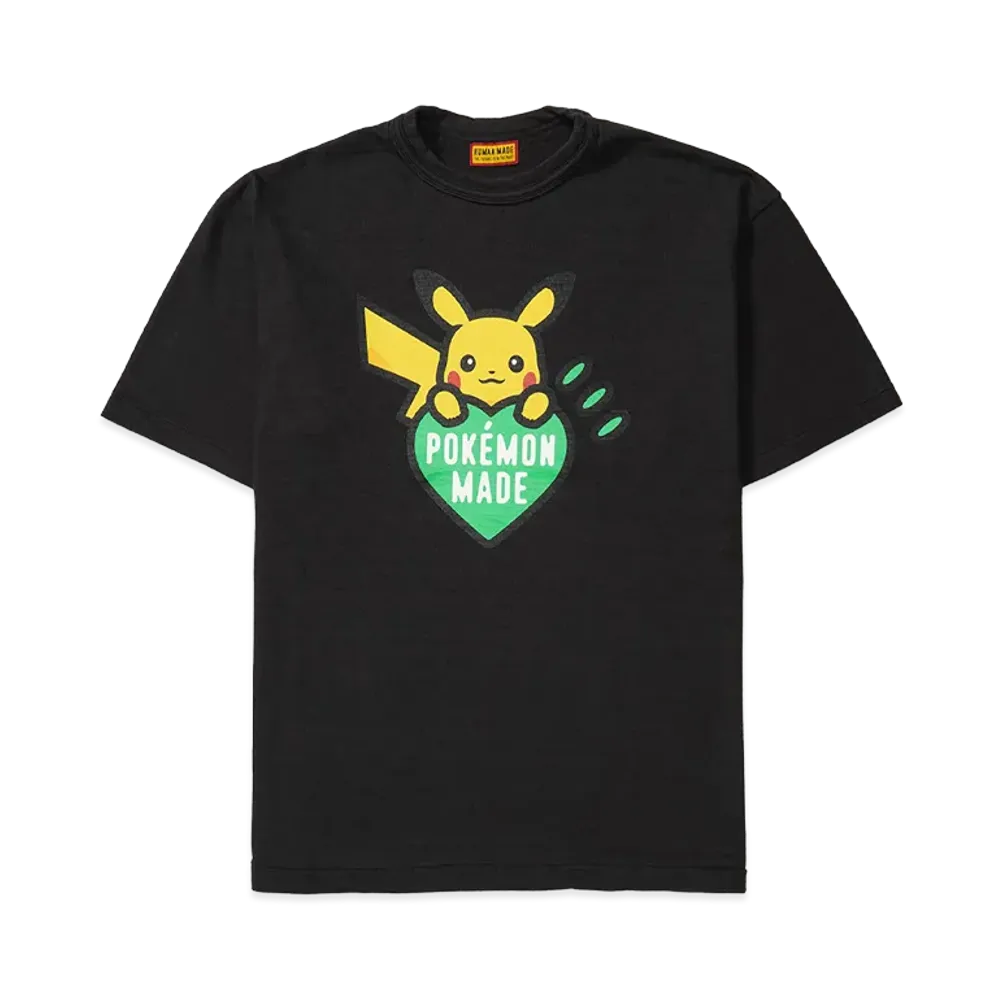 HUMAN MADE x Pokemon Made Graphic T-Shirt (Pikachu) 1928 "Black"