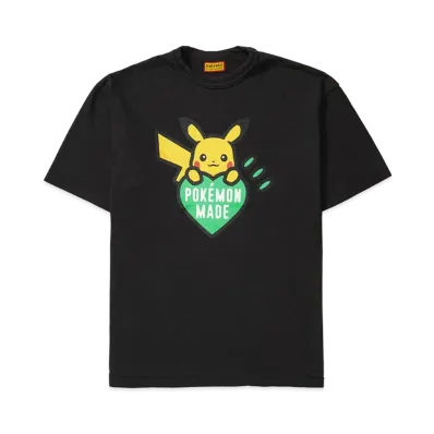 HUMAN MADE x Pokemon Made Graphic T-Shirt (Pikachu) 1928 "Black"