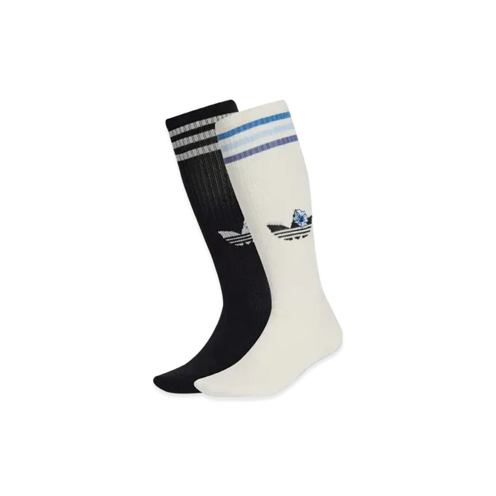 adidas x Liberty London Knee Socks 2 Pairs "Chalk White/Black"