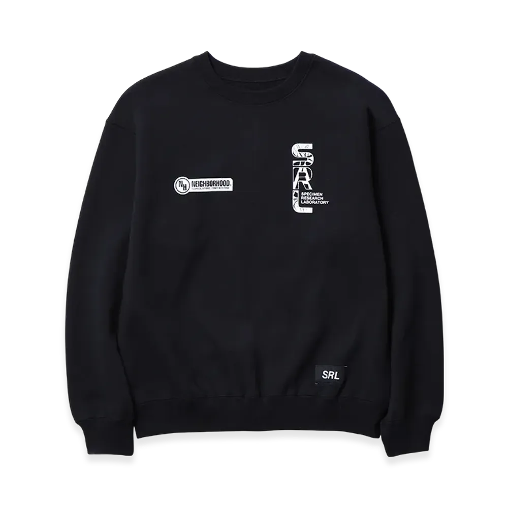 NEIGHBORHOOD SRL . Sweat Shirt LS "Black"