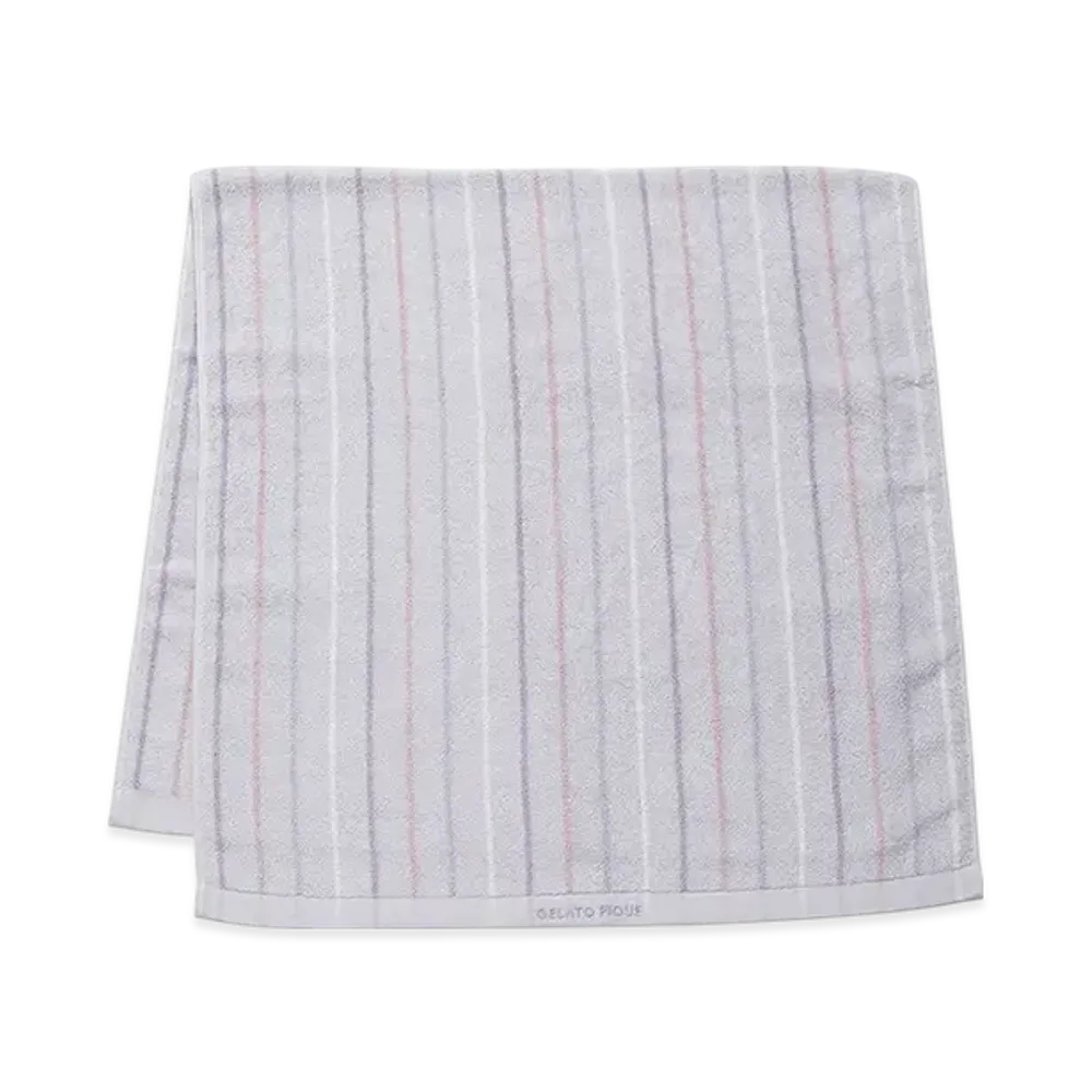 GELATO PIQUE Colorful Striped Bath Towel "Lavender"