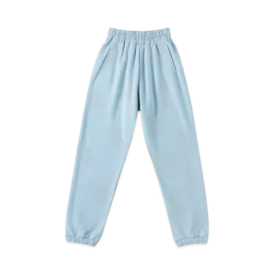 Unknown London Cross Rhinestone Jogger "Light Blue"