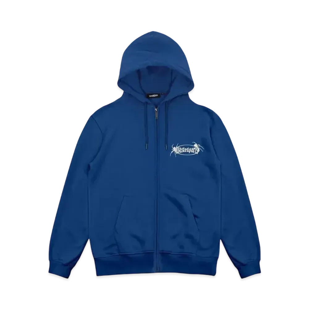 WASTED PARIS Boiler Reset Zip Hoodie "Blue"