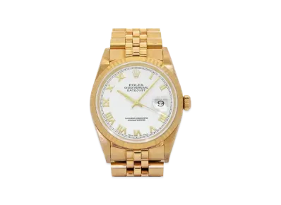 ROLEX Datejust "White Roman/Yellow Gold"