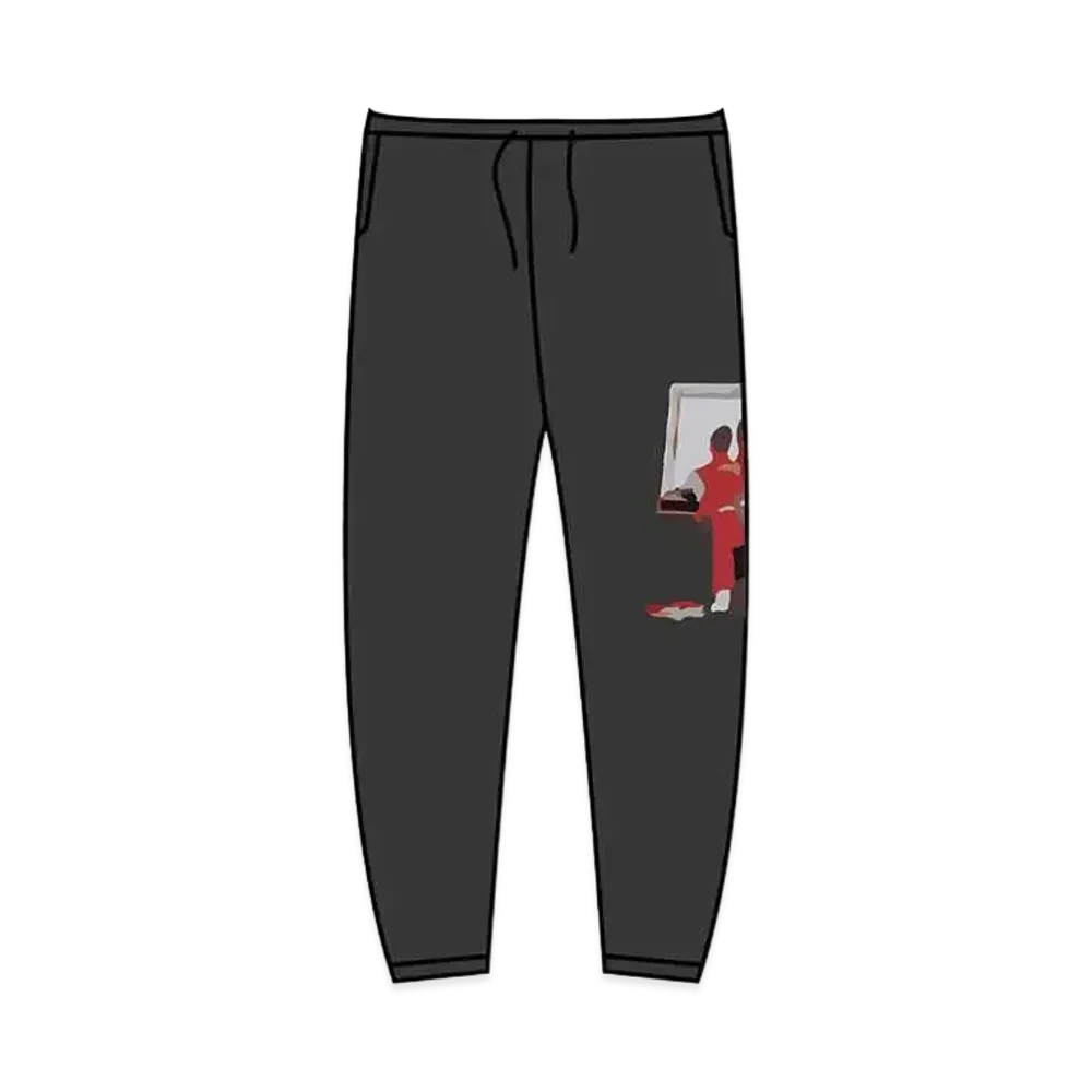 Jordan Artist Series by Jacob Rochester Men's Fleece Pants "Black"