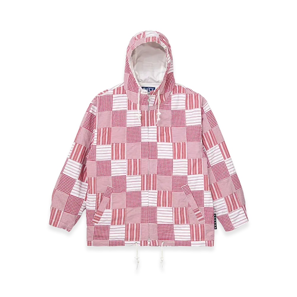 BoTT Patchwork Check Jacket "Red"