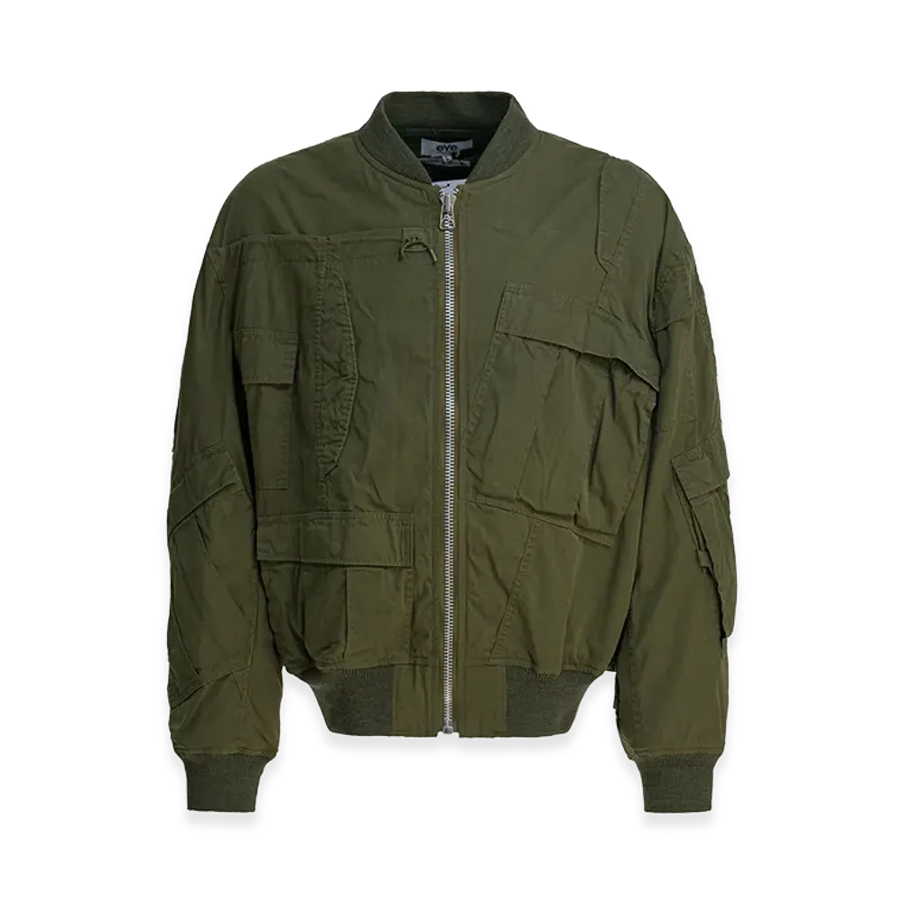 JUNYA WATANABE Cotton And Nylon Bomber Jacket "Black"