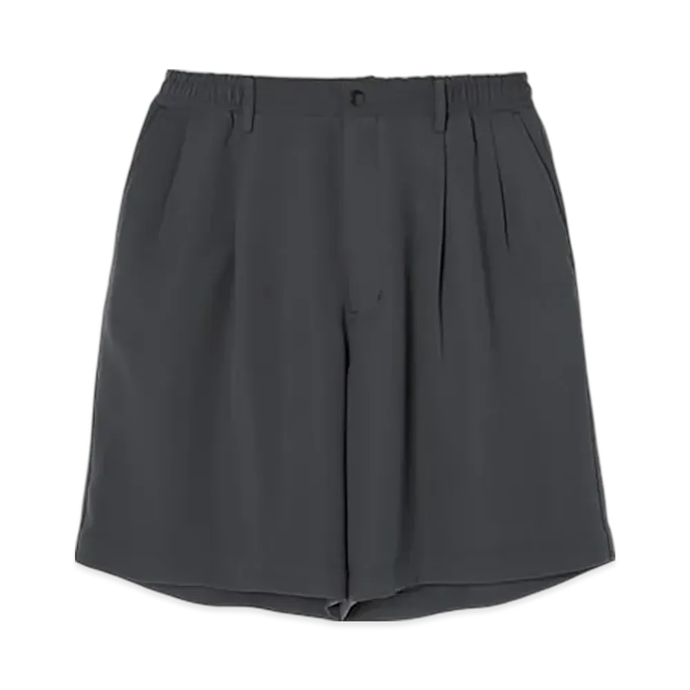 N.HOOLYWOOD Tuck Half Pants "Charcoal"