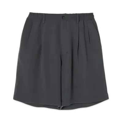 N.HOOLYWOOD Tuck Half Pants "Charcoal"