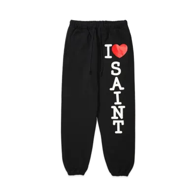 SAINT Mxxxxxx Sweat Pants I Love Saint "Black"