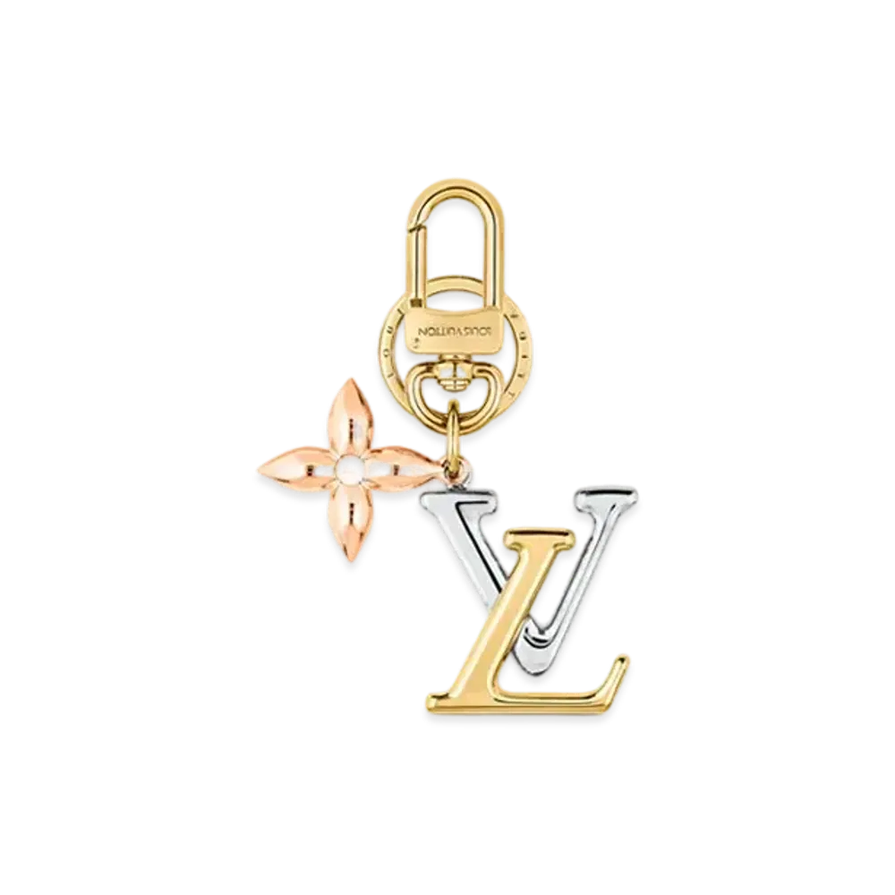 Louis Vuitton LV New Wave Bag Charm and Key Holder "Gold"