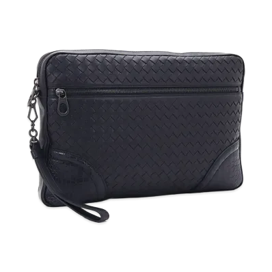 Bottega Veneta Clutch Bag "Dark Navy"