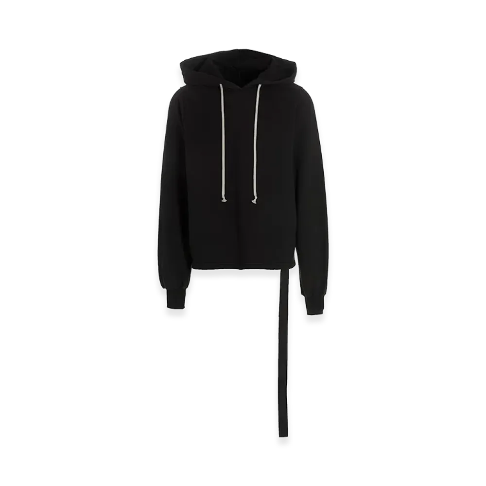 Rick Owens DRKSHDW Asymmetrical Stitching Hoodie "Black"
