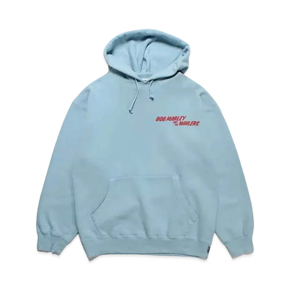 WACKO MARIA Bob Marley / Middle Weight Hooded Sweat Shirt "Light Blue"