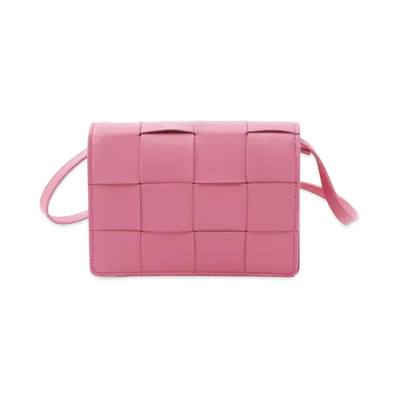 Bottega Veneta Crossbody Cassette Bag "Pink"