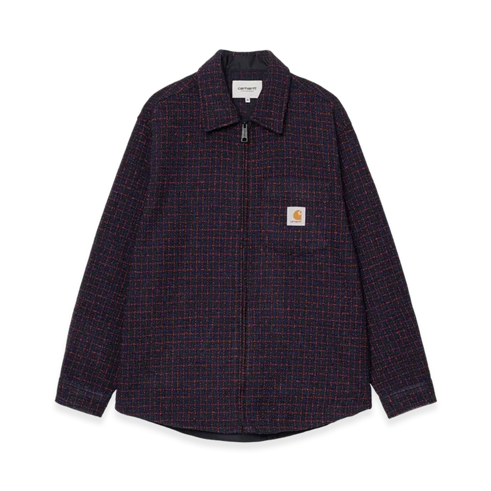 Carhartt WIP Bellamy Shirt Jac "Bellamy Check, Deep Night"