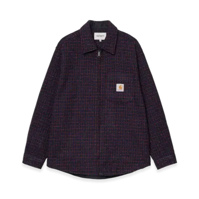Carhartt WIP Bellamy Shirt Jac "Bellamy Check, Deep Night"