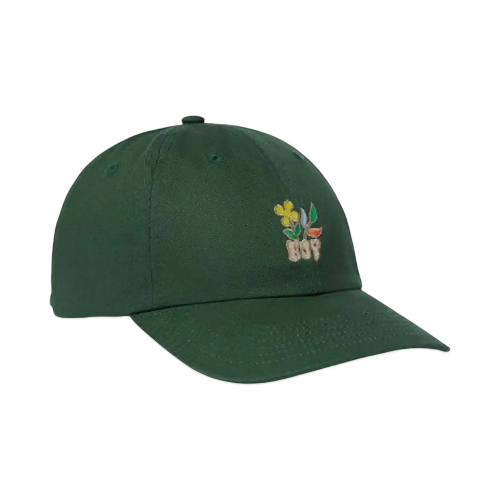 HUF Winter 24 Bloom CV 6 Panel Hat "Hunter Green"
