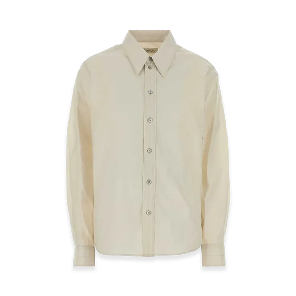 LEMAIRE Women's Poplin Shirt "Sand/Beige"