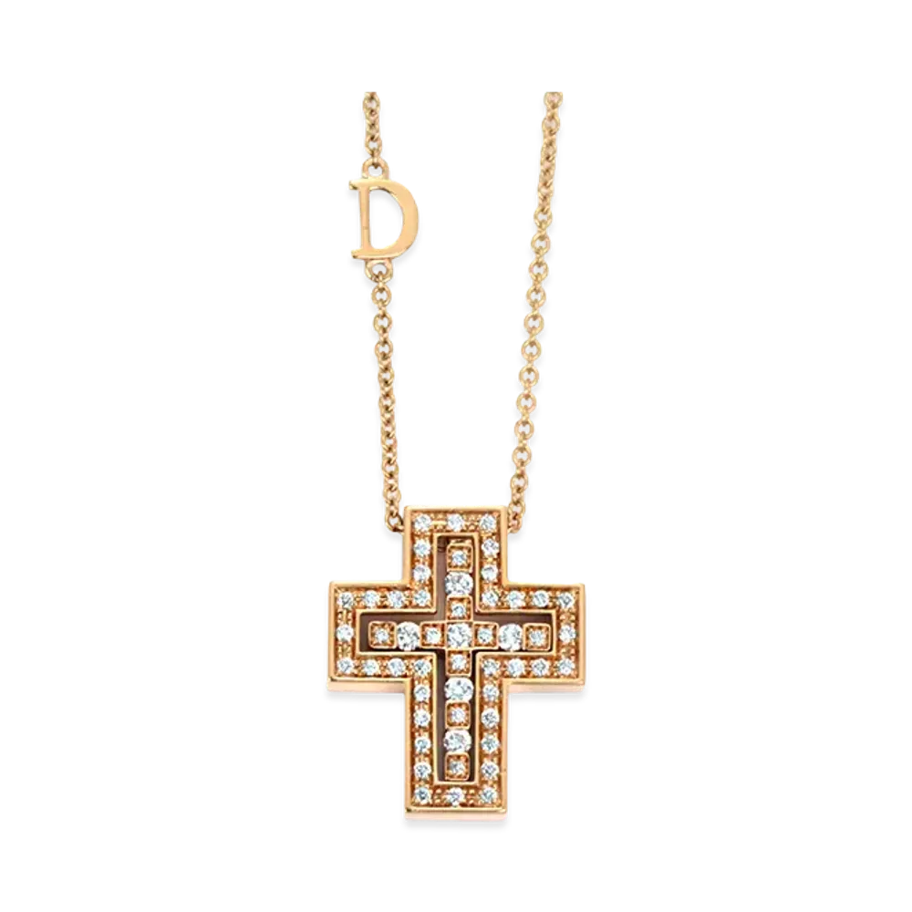 DAMIANI Women's Necklace Belle Epoque "Pink Gold"
