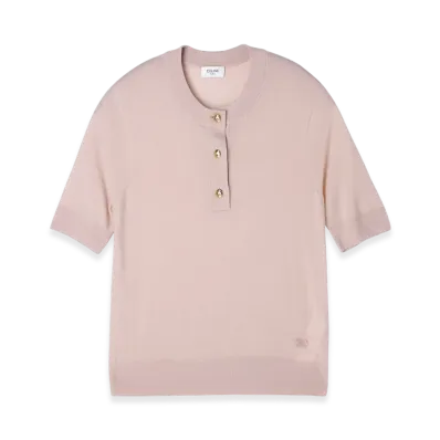 CELINE Crew Neck Short-Sleeve Knit "Chair"
