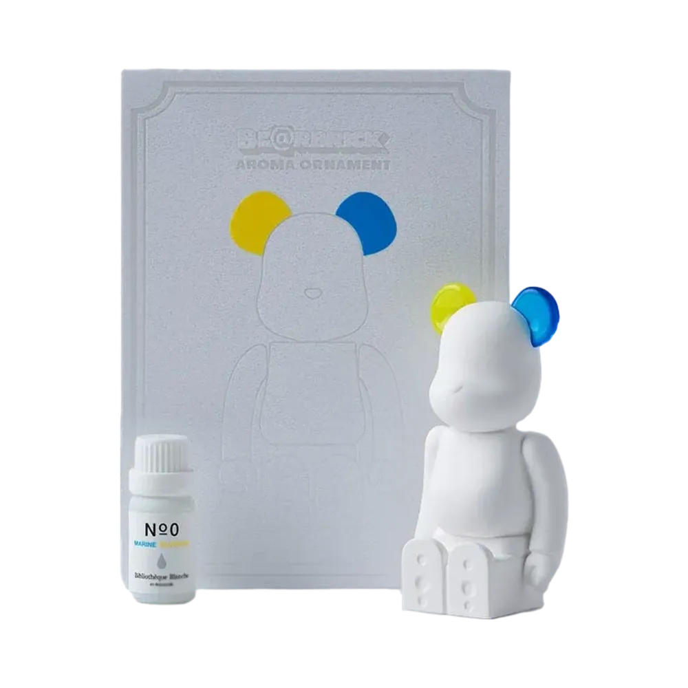 Bearbrick AROMA ORNAMENT No.0 COLOR W-DOUBLE YELLOW BLUE