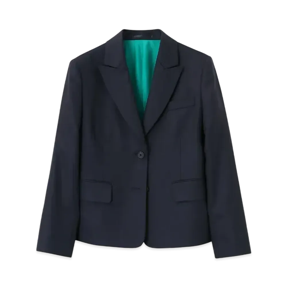 Paul Smith Women's Travel Box Jacket "Navy"
