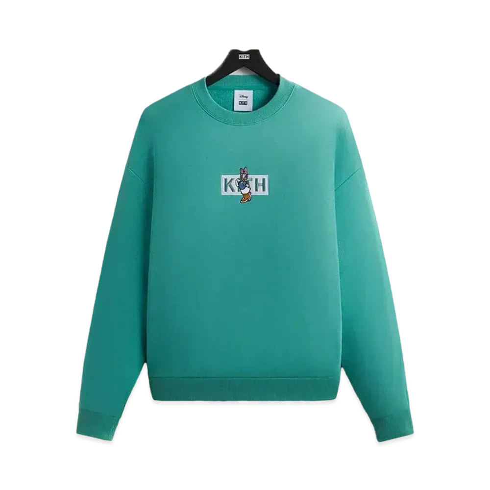 Kith x Disney Mickey & Friends Cyber Monday Daisy Duck Classic Logo Crewneck "Mykonos"